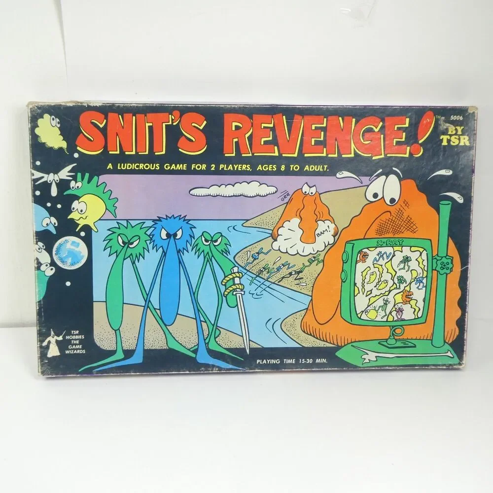 Snit’s Revenge TSR Board Game Vintage 1980 AS IS